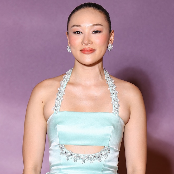 Yerin Ha attends the "Bridgerton" Season 4 Paris World Premiere at Palais Brongniart on January 14, 2026 in Paris, France.